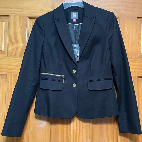 Vince Camuto Black Blazer Size 4 NWT - Picture 1 of 11